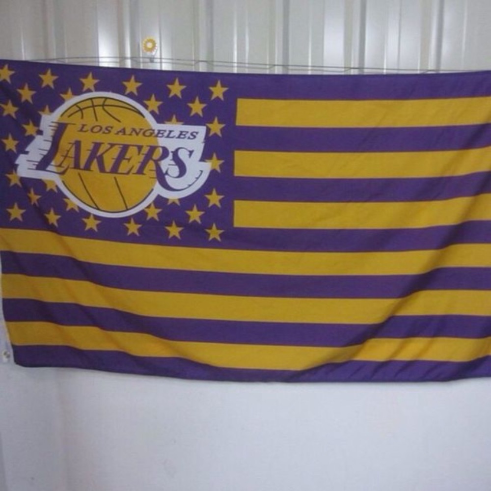 COPY - Los Angeles Lakers flag Los Angeles Lakers banner